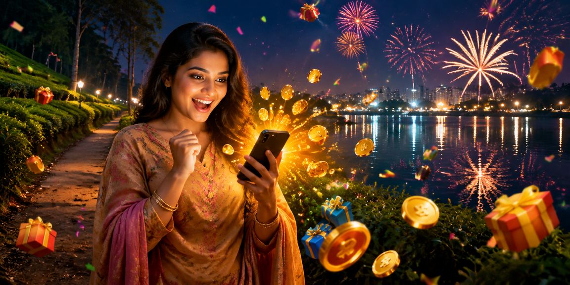 চট্টগ্রামের চা বাগানে একজন ব্যবহারকারী মোবাইলে app55 - এ দায়িত্বশীলভাবে গেমিং উপভোগ করছেন