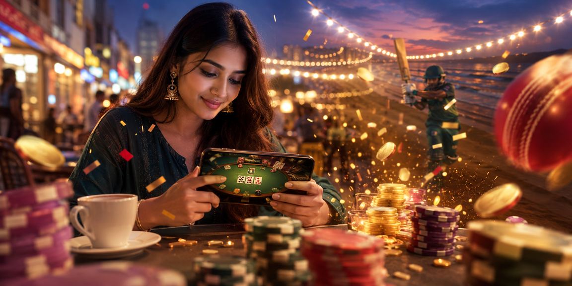 কক্সবাজার সমুদ্র সৈকতে মোবাইলে app55 ক্রিকেট বেটিং উপভোগ করছেন একজন ব্যবহারকারী